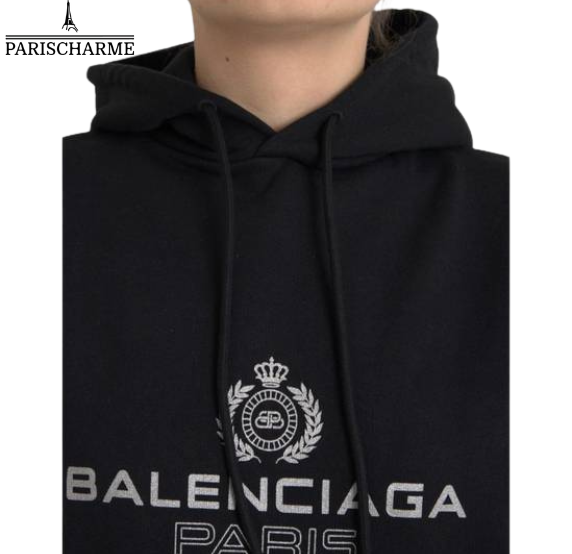 Black Balenciaga Cold Weather Sweater — Luxury and Comfort in Every Detail