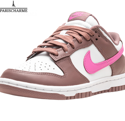 Pink & Brown Dunk Low – Style and Attitude with Every Step!