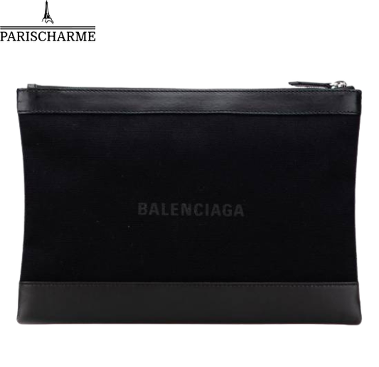 Balenciaga Black Clutch Bag – Minimalist Elegance on Sale!