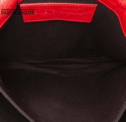 Red Balenciaga Clutch — Luxury and Style on Sale
