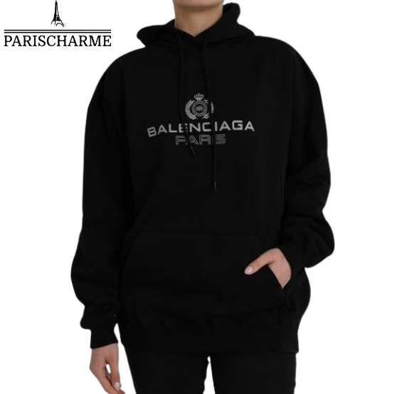 Black Balenciaga Cold Weather Sweater — Luxury and Comfort in Every Detail