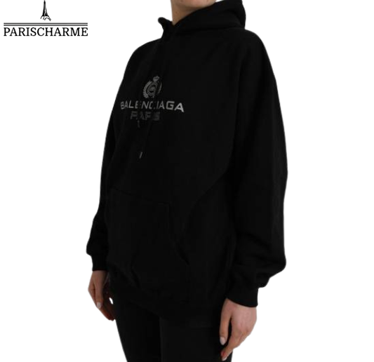 Black Balenciaga Cold Weather Sweater — Luxury and Comfort in Every Detail