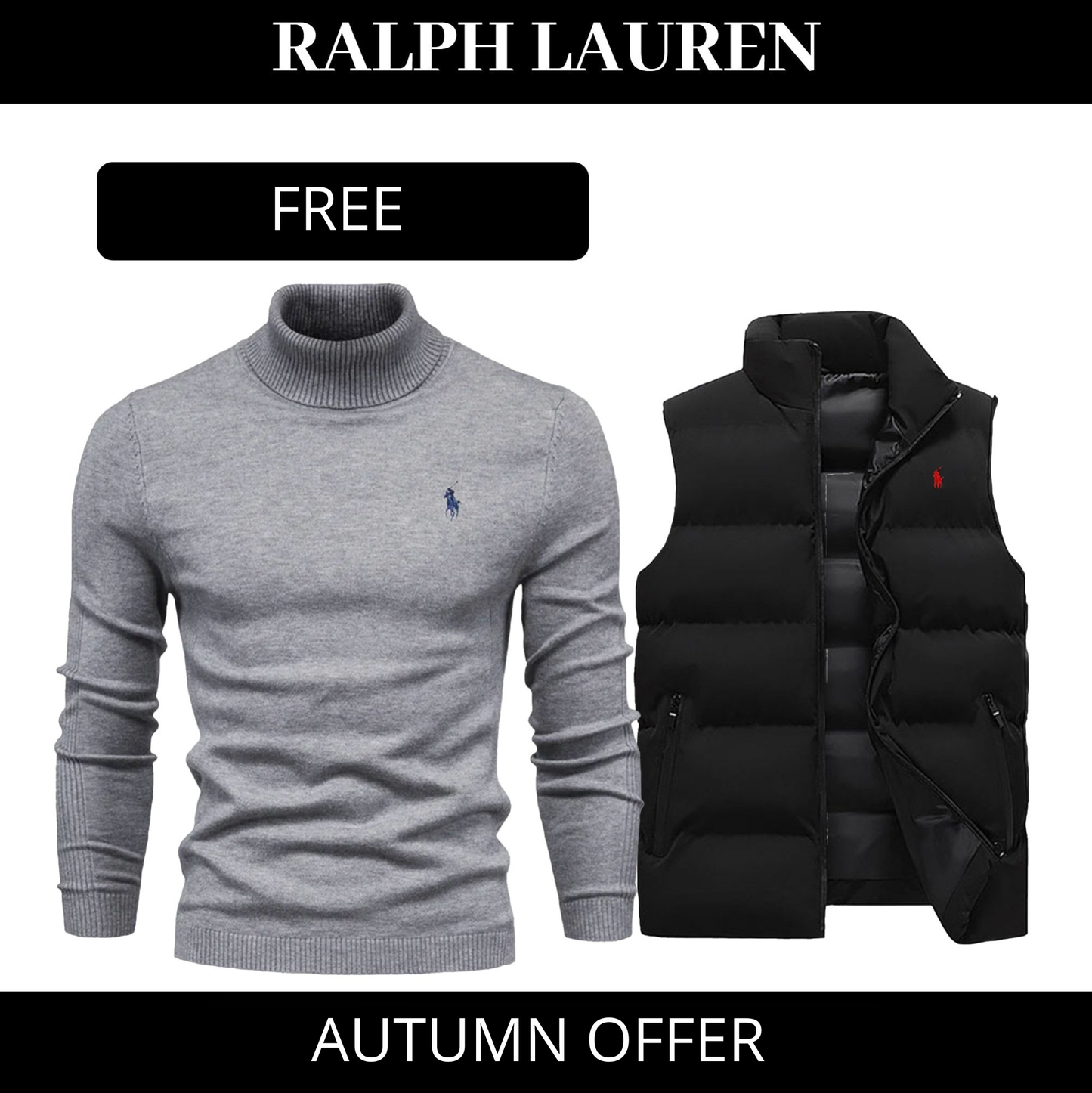 R&L Vest + Free Sweater (CLEARANCE)