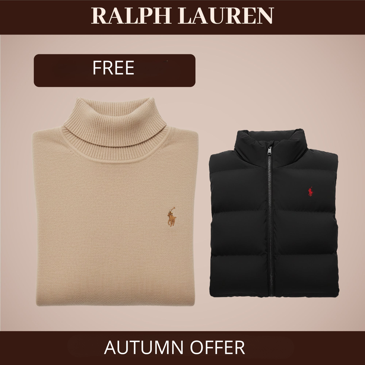 R&L Vest + Free Sweater (CLEARANCE SALE)