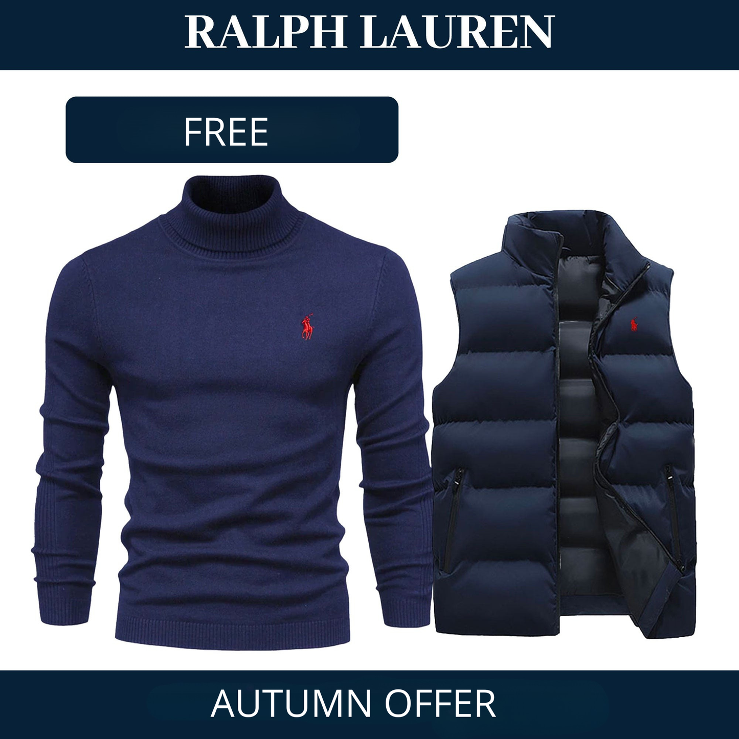R&L Vest + Free Sweater (CLEARANCE SALE)