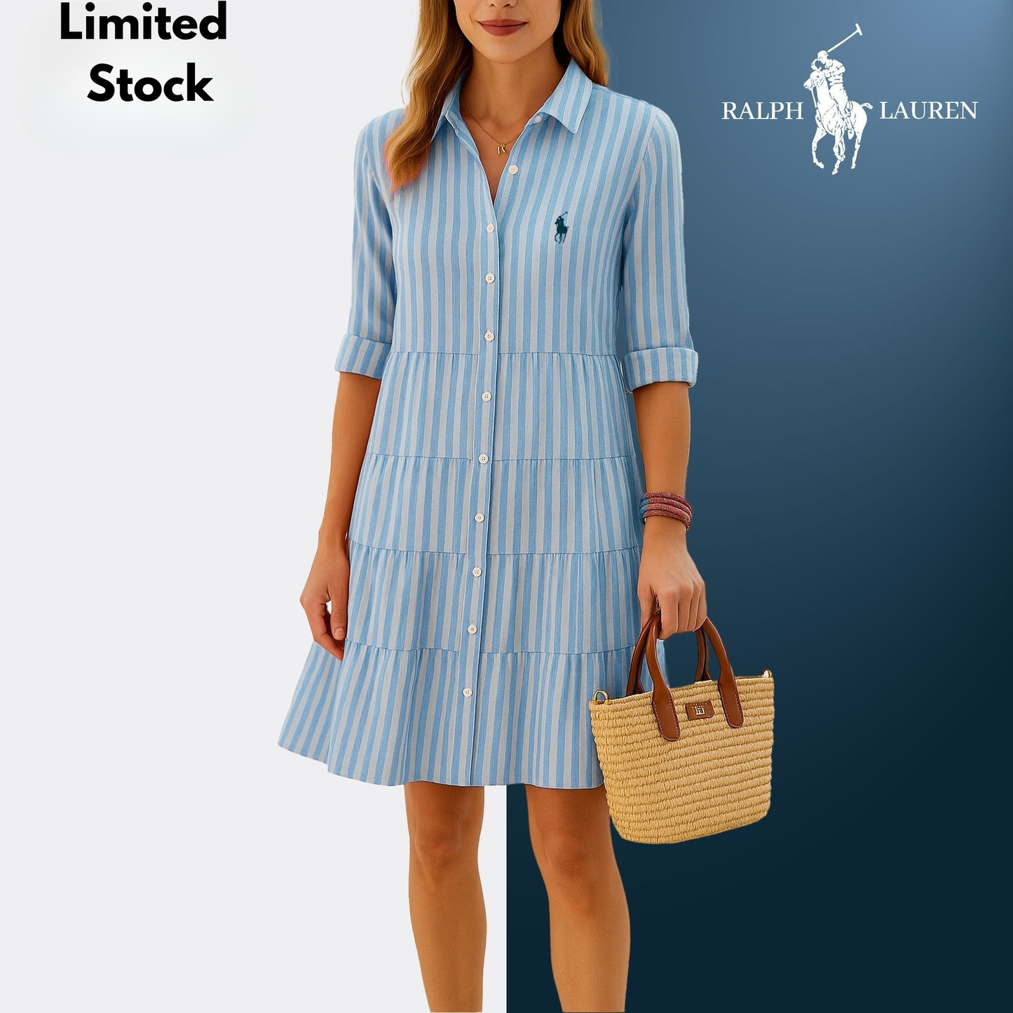 Striped Shirt Dress – R&L