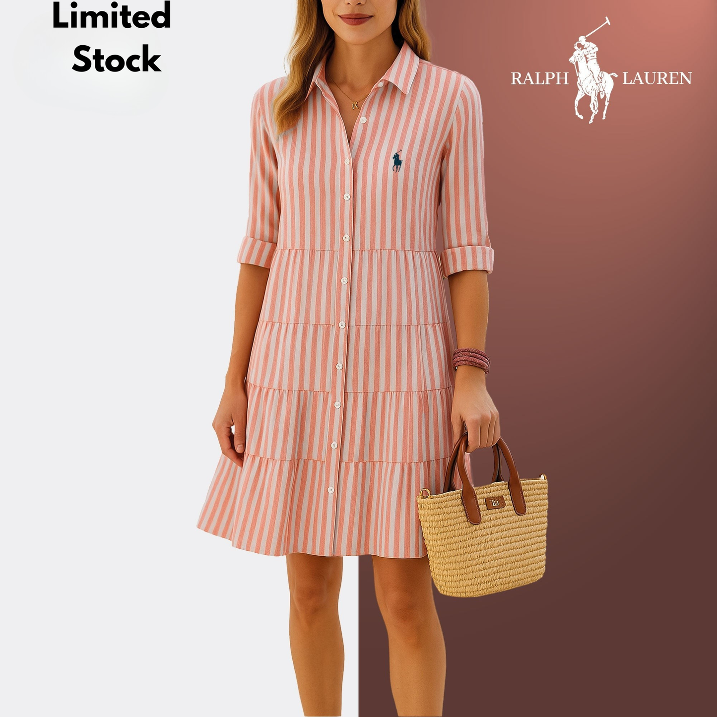 Striped Shirt Dress – R&L